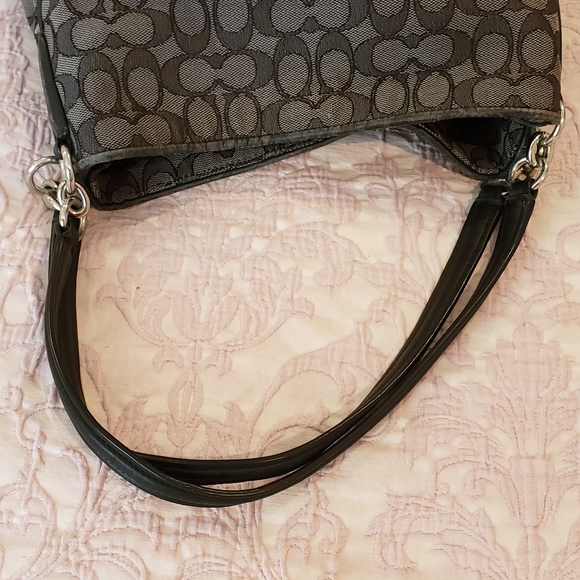 Coach Signature Classic Madison Maggie Shoulder Bag - Picture 17 of 17